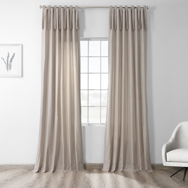 Bulah Solid Sheer Tab Top Single Curtain Panel & Reviews Joss & Main